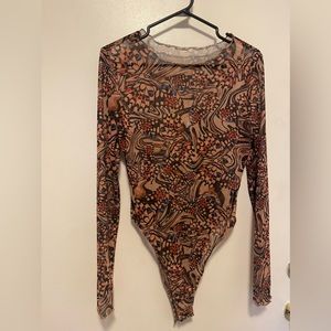 Sheer butterfly bodfysuit